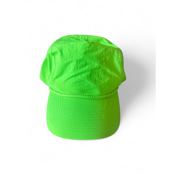 NEW Neon Green Snapback Baseball Cap Hat Cobra Brand - Picture 2 of 4